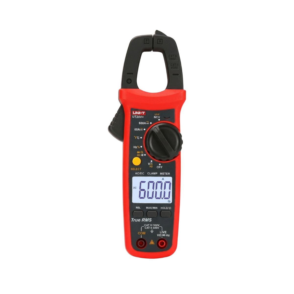 UNI-T UT204+ Digital clamp meter- 600A AC/DC True Rms