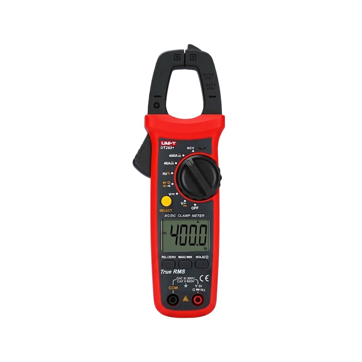 UNI-T UT203+ Digital Clamp Meter 400A ACDC True- Rms UNI-T UT203+ Digital Clamp Meter 400A ACDC True- Rms